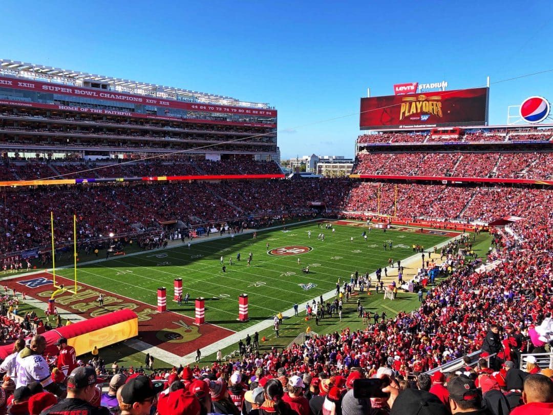Cheer on a local sports team in San Jose, like the 49ers who play at Levi Stadium