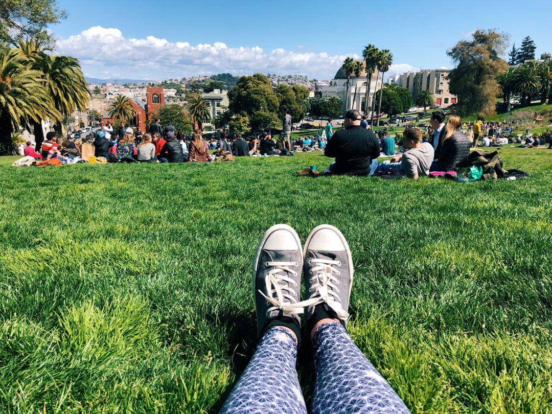 sunday in san Francisco - Dolores park in the mission