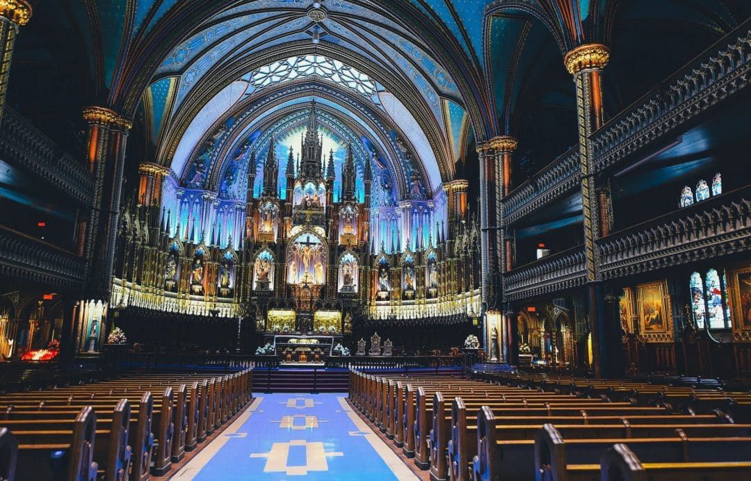 montreal to do list - notre dame basilica in old town