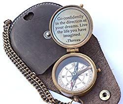 engraved compass gift - vintage compass