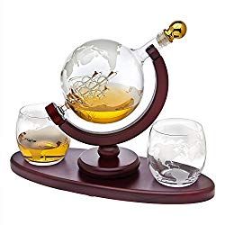 best christmas gifts for dad - globe whiskey decanter