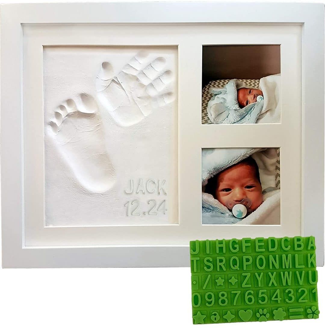 christmas gift for expecting mothers - newborn handprint and footprint kit