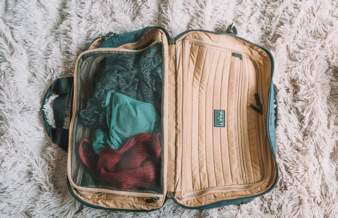 Pakt One review - packable duffel bag