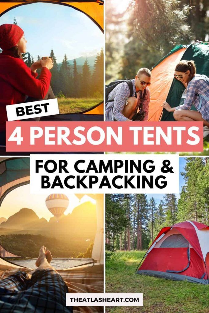 best 4 person tents for camping and backpacking