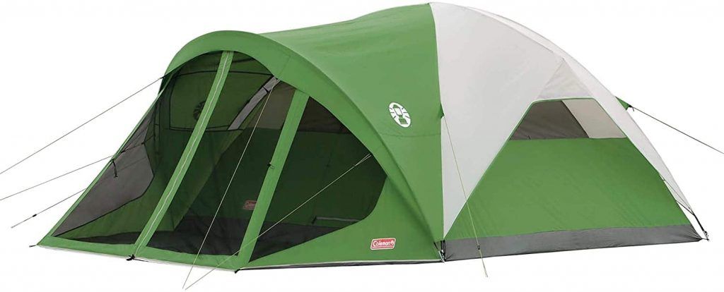 Product image for the Coleman Evanston dome tent with screen room.