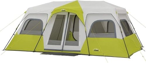 Product photo for the Core 12-Person Instant Cabin Tent for Family Camping.