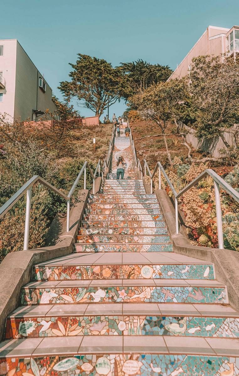 Hidden Staircases in San Francisco, California