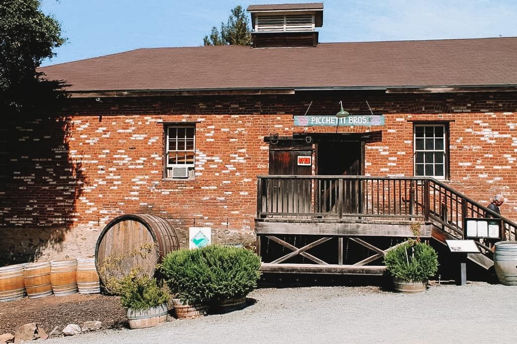 historic Picchetti Winery in Cupertino