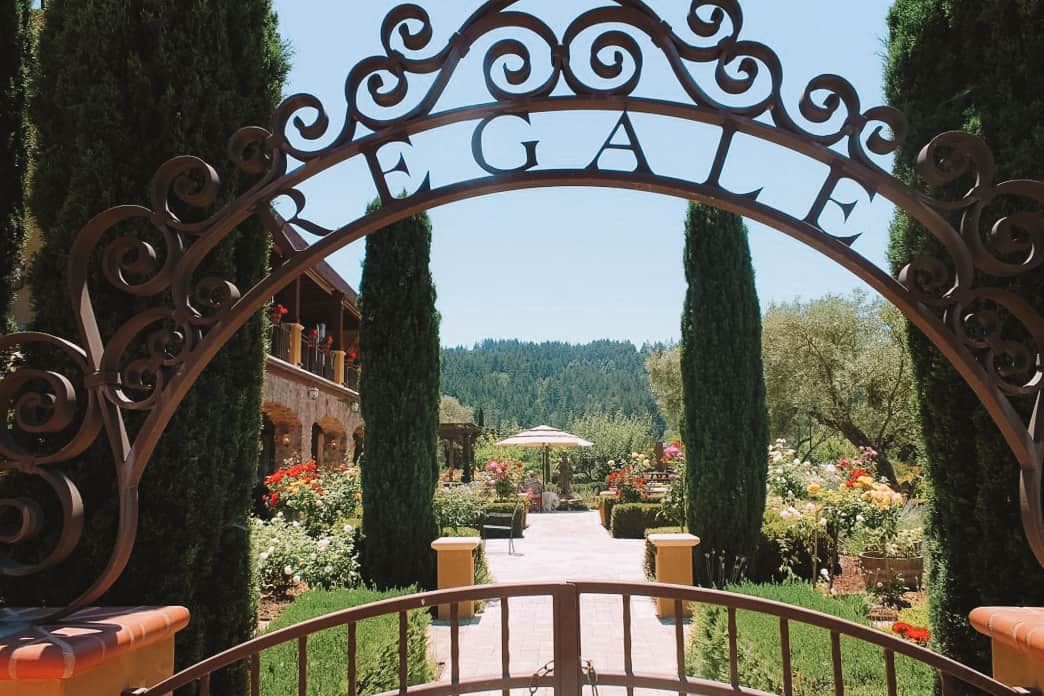 regale winery and vineyards in the Santa cruz mountains