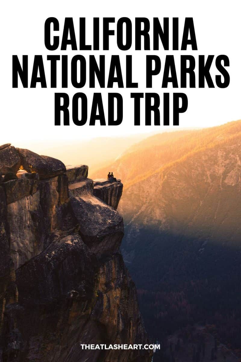 California National Parks Road Trip Pin