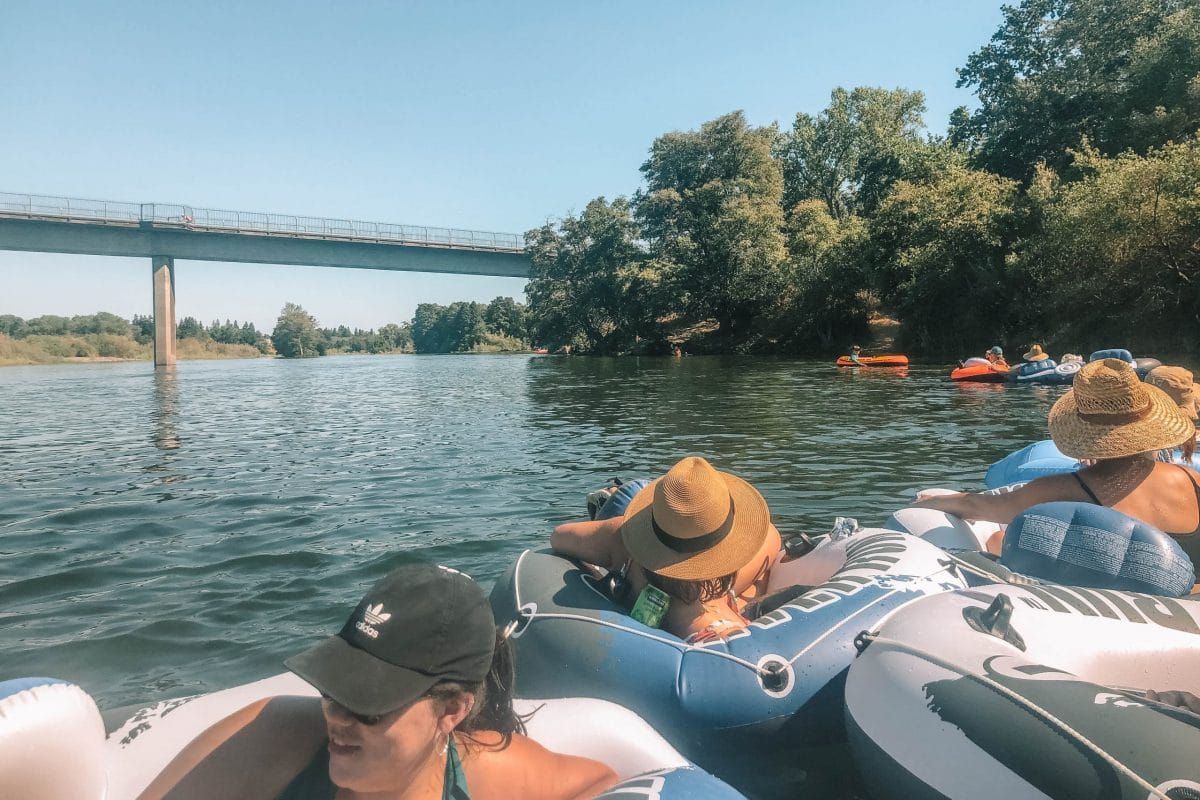 Floating the American River