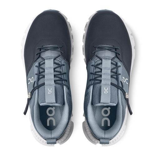 Product photo for the On Cloud Hi Waterproof Shoes in grey.