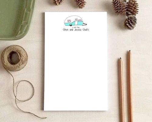 Personalized RV Notepad product image.