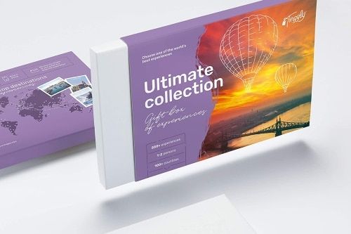 Tinggly Worldwide Ultimate Collection Experience voucher box.