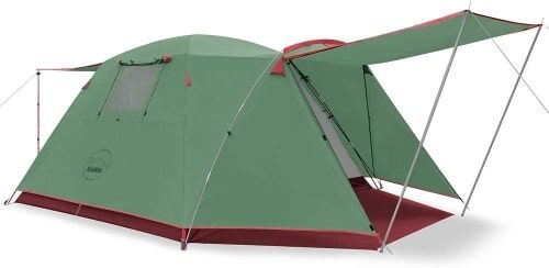 Product photo for the KAZOO 4-Person Waterproof Family Camping Tent.