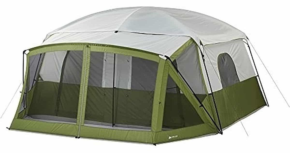 Ozark Trail 12 Person Cabin Tent with Screen Porch