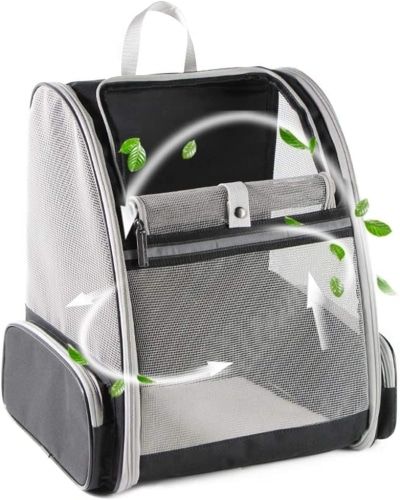 Product photo for Texsens pet backpack carrier.