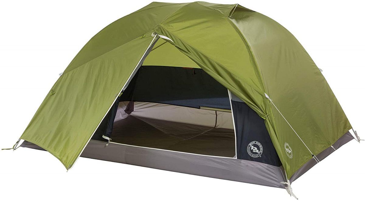 Product image for the Big Agnes Blacktail Tent in green.