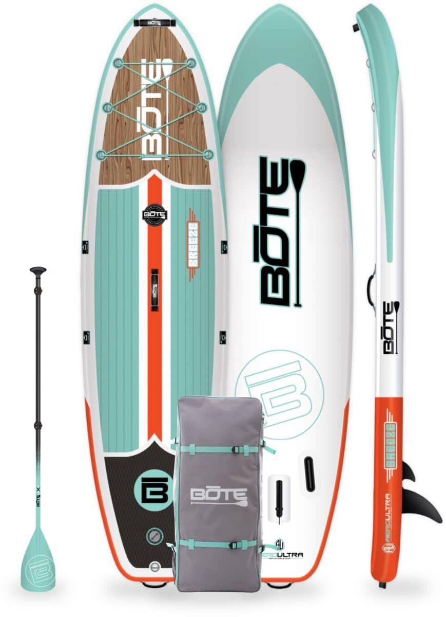 Bote Breeze Aero Inflatable Stand Up Paddle Board with Paddle