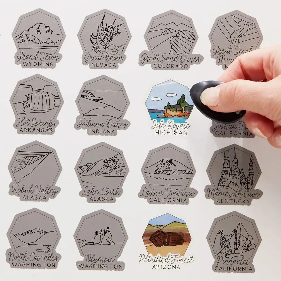 Kuuly’s Personalized National Parks Poster Bucket List