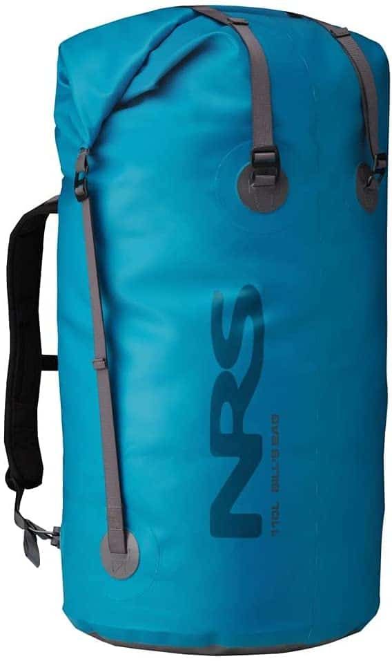 Product photo for the NRS Bill's Bag 65-110L Dry Bag in blue.