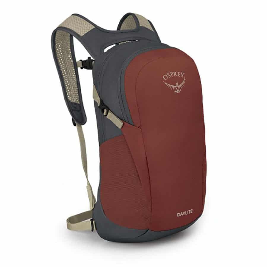Product photo for the Osprey Daylite Plus Pack in grey and orange.