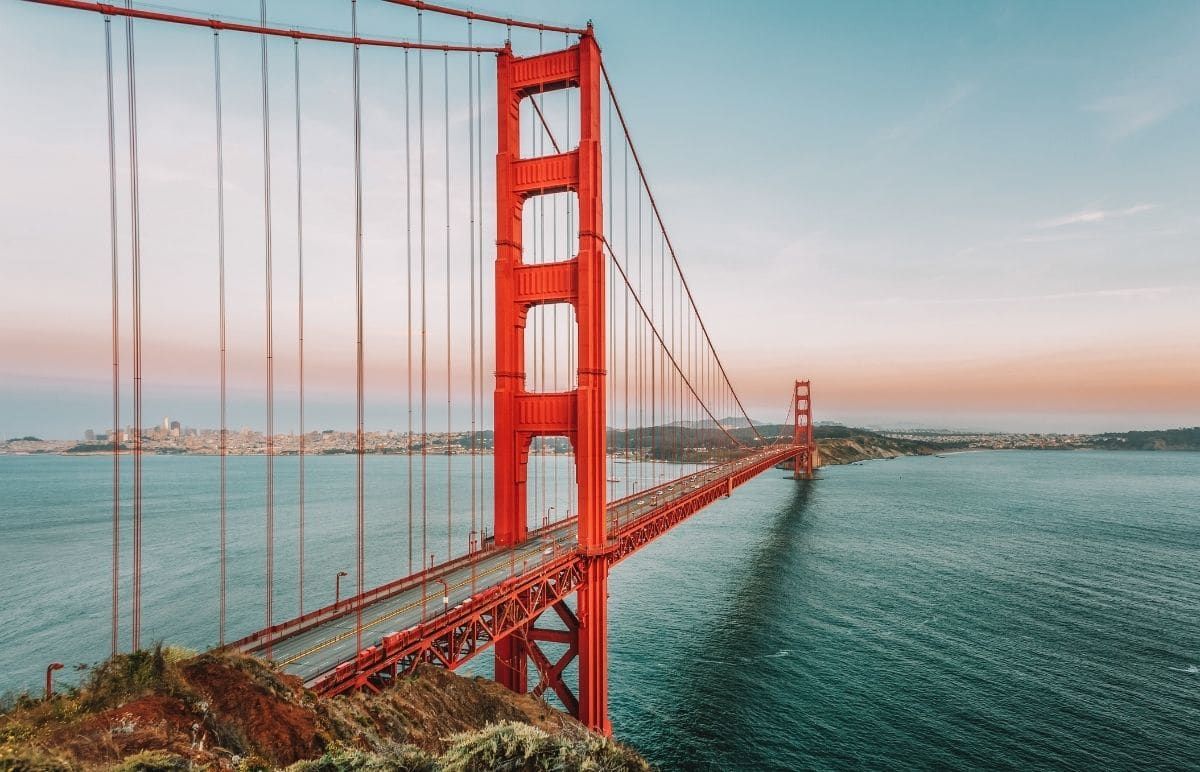 North Vista Point View of the Golden Gate Bridge