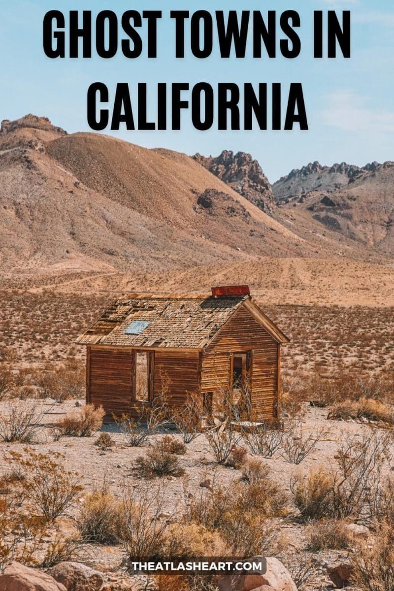 Ghost towns in California pin