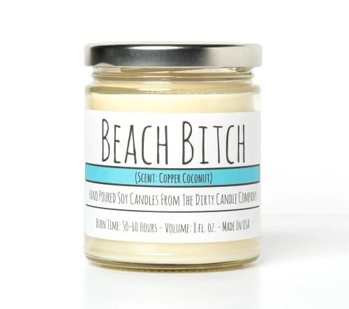 beach bitch candles