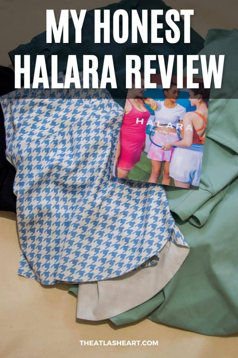 my honest halara review Pinterest pin