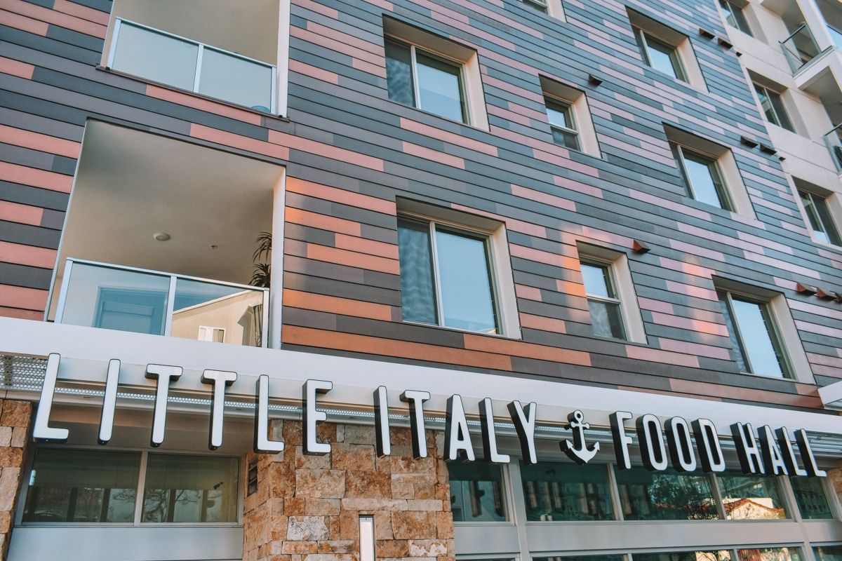 sample the flavors at little italy food hall or top chef alley