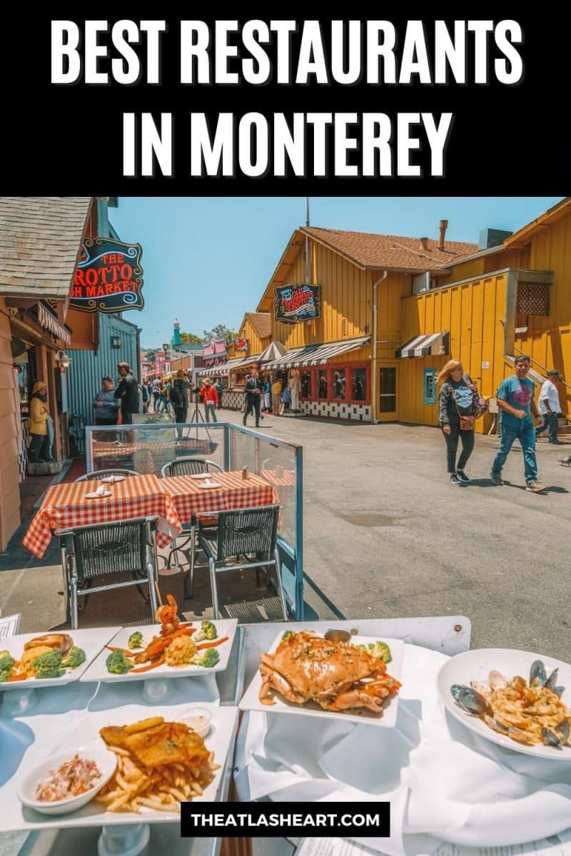 best restaurants in Monterey, California Pinterest pin