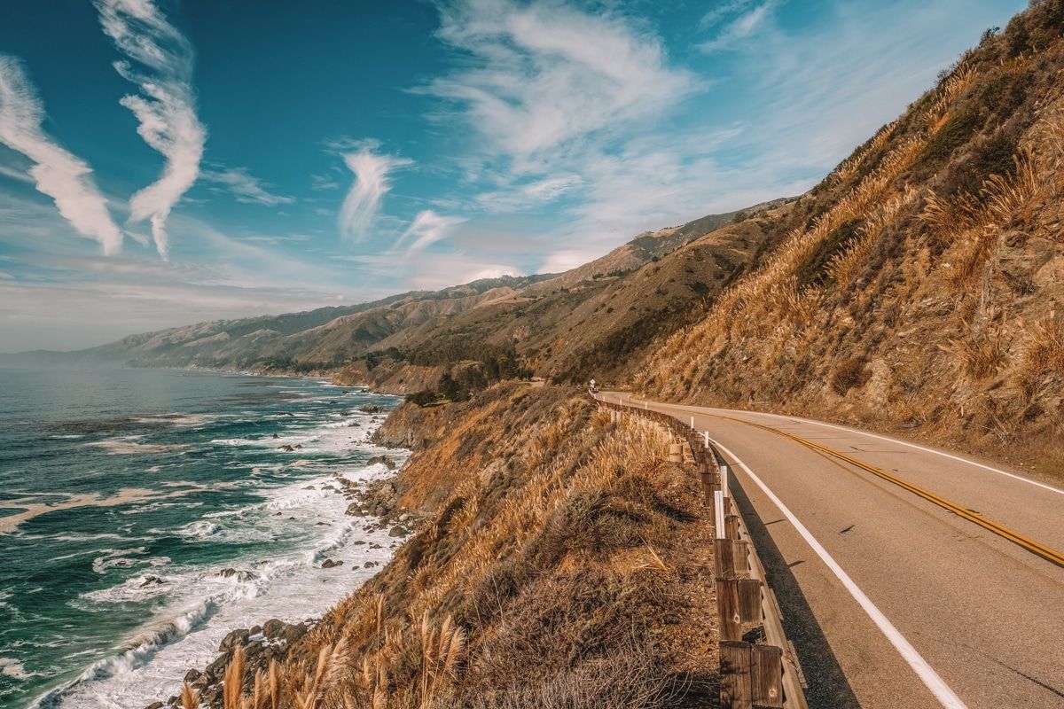 Picture of Highway 1 on the Pacific Coast, California