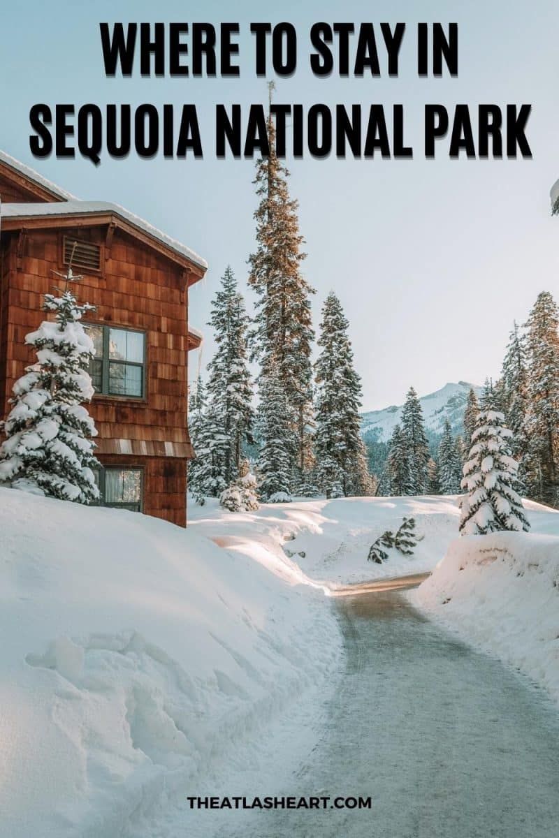 Where to Stay in Sequoia National Park Pin