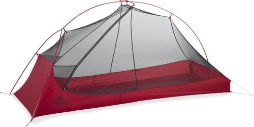Product photo for the MSR Freelite 1 Compact Tent for Motorcycle Camping.