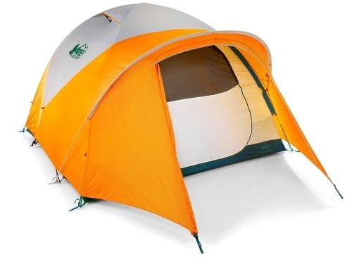 Product image for the REI Co-op Base Camp 6 in orange.