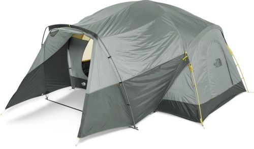 Product photo for the North Face Wawona 8 Tent for Families in grey.