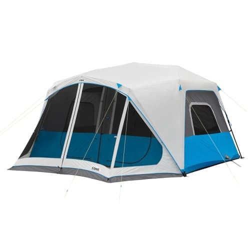 Product photo for the Core 10-Person Lighted Instant Tent with Screen Room.