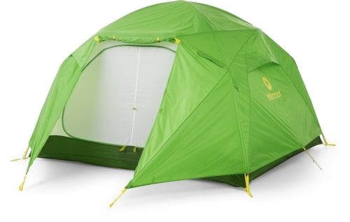 Product photo for the Marmot Limestone 4 in lime green.