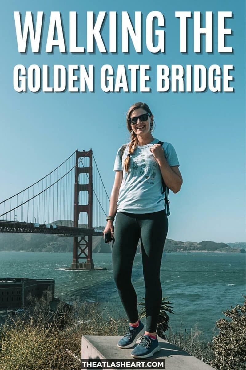 Walking the Golden Gate Bridge Pin