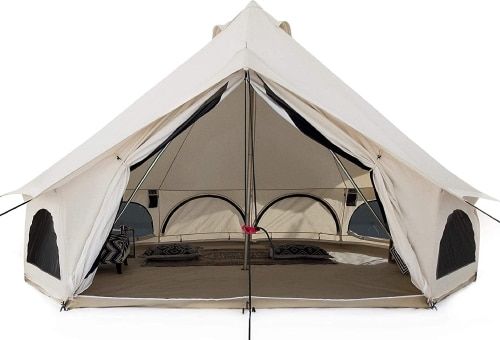 Product image for the Whiteduck Avalon Canvas Bell Tent 13 with an AC Port.