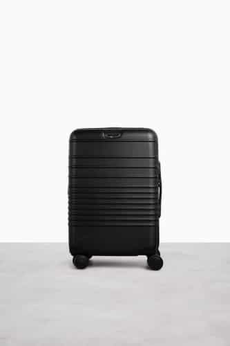 Product image for the Beis Luggage Bundle, showing a single roller bag in black.