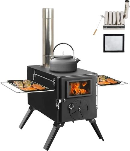 Product photo for the DOALBUN Outdoor Tent Camping Stove.