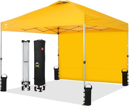 Product Image for the CROWN SHADES 10x10 Pop-up Canopy in yellow.