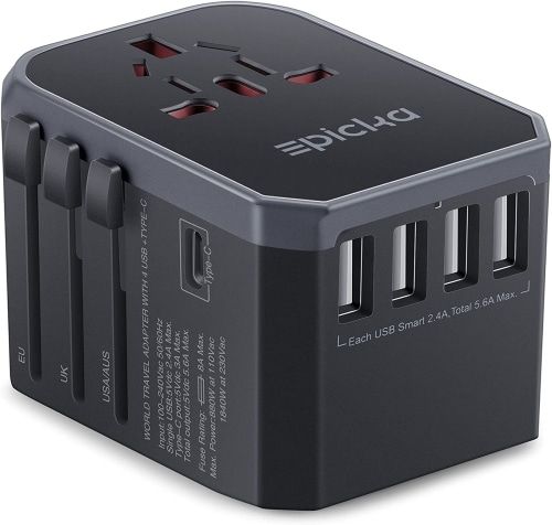 Product image for the EPICKA Universal Travel Adapter.