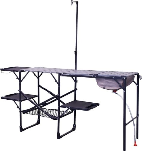 Product image for the GCI Outdoor Master Portable Folding Camp Kitchen.
