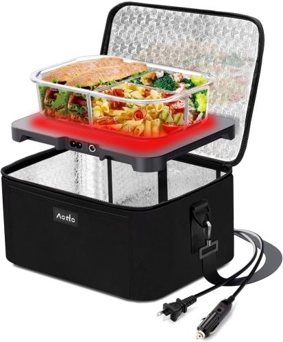 Product image for the Heated Lunch Box for Cooking and Reheating Food.