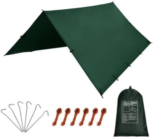 Product Image for the Kalinco Camping Tent Tarp in green.