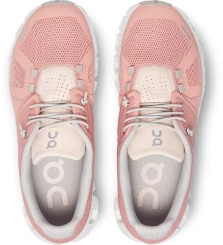 Product image for the On Running Cloud 5 shoes in pink.