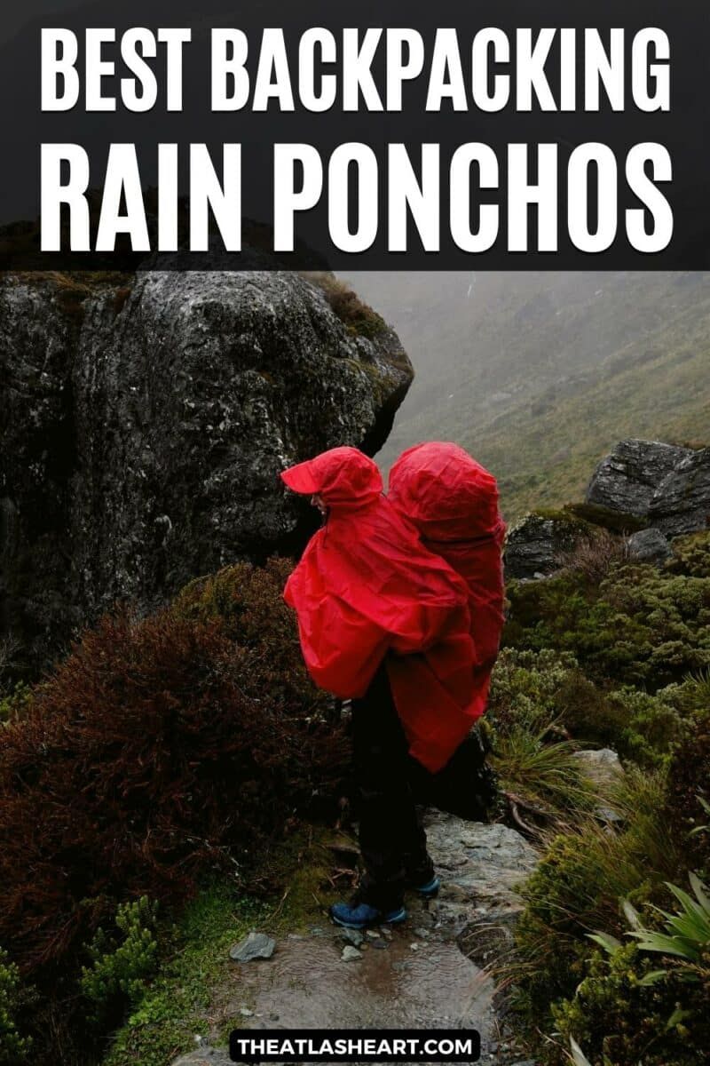 Best Backpacking Rain Ponchos Pin